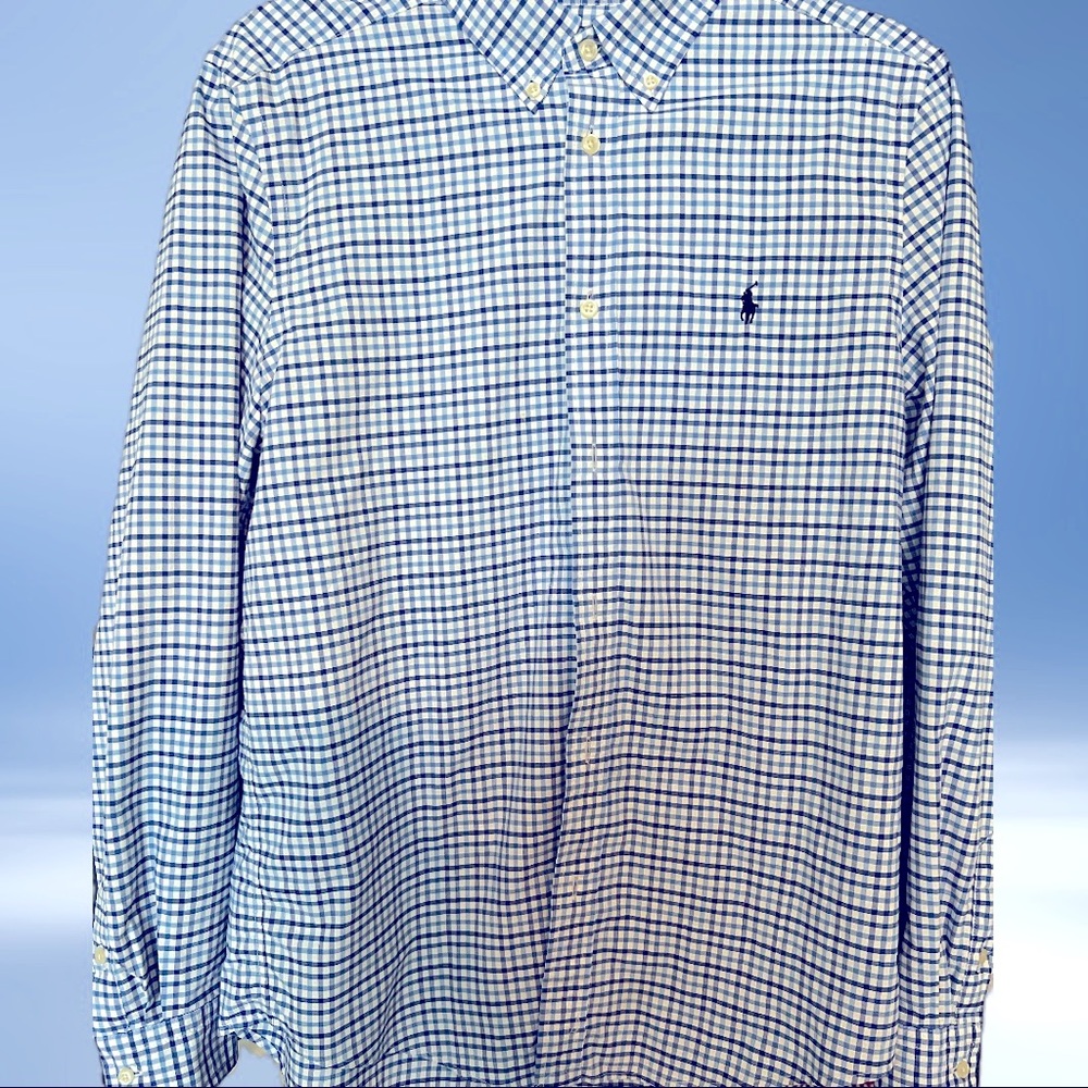 RALPH LAUREN KIDS PERFORMANCE SHIRT- SIZE XL- 18/20 - WORN ONCE